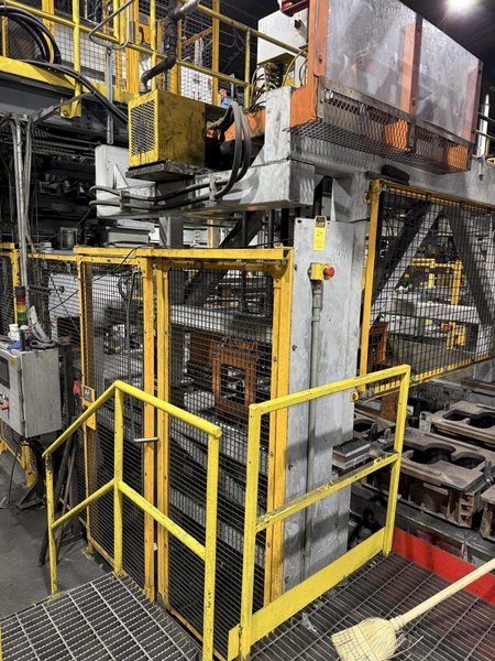 2023 Sinto 2 line mold handling system for tag# 23 Sinto 21 molds per side, mold transfers, hydraulic system and controls, weights and jackets, weight and jacket shifter, mold push off