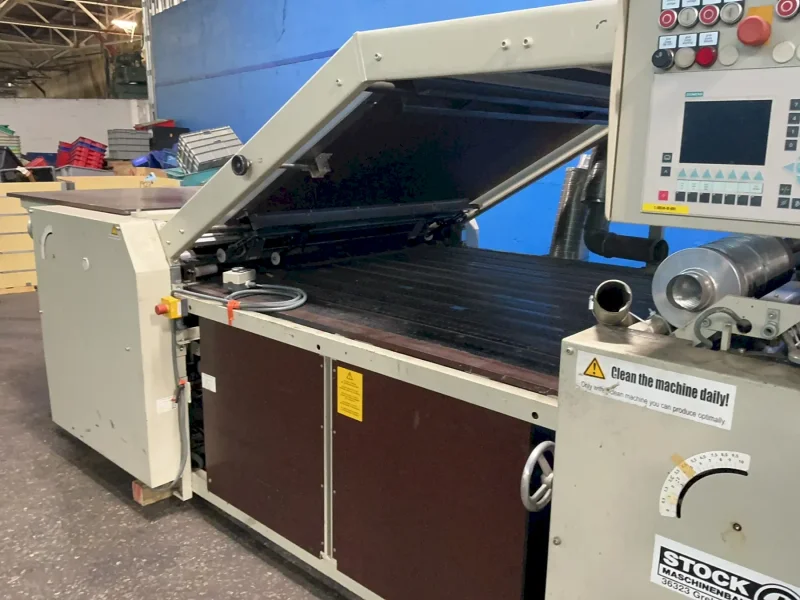 STOCK MASCHINENBAU GMBH 1650 MM X 2000 MM AUTOMATIC SHEET-TO-SHEET LAMINATOR AND MOUNTING MACHINE  -  A-134R/1650X2000 P