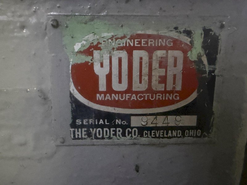 25 TON YODER MODEL #P-25 OPEN THROAT CUTOFF PRESS: YOBRO #25225