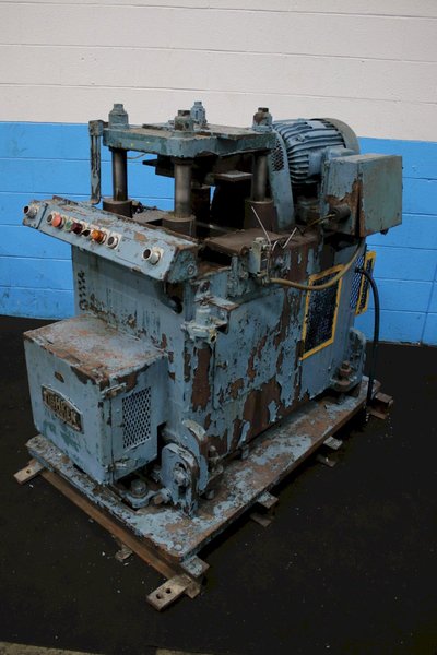 25 TON TISHKEN MODEL# CO-8-12-25 4 POST CUTOFF PRESS: STOCK #74367