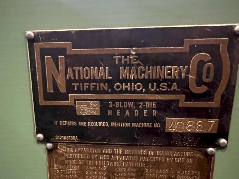 5/16&quot; National Model 56 2 Die 3 Blow Cold Header