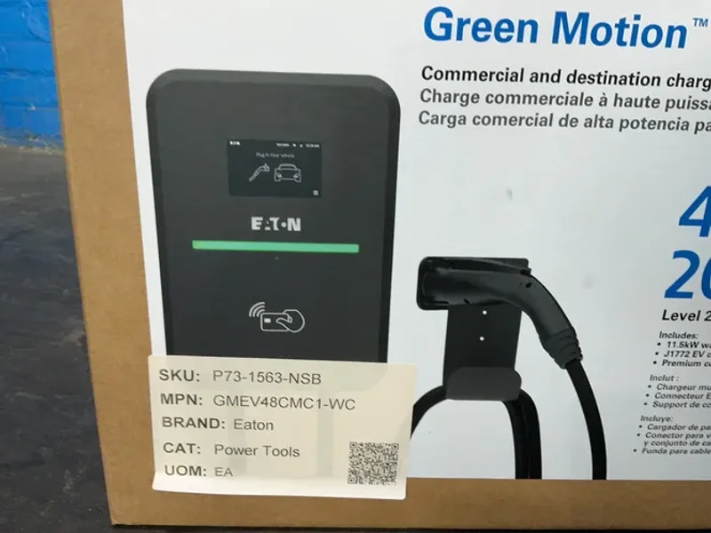 EATON 48 AMPS GREEN MOTION BUILDING PRO EV CHARGER   -  GMEV48CMC1-WE