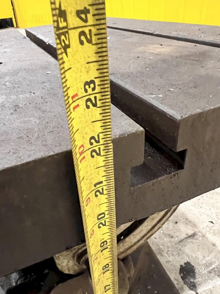 20&quot; X 24&quot; X 23&quot;  CARLTON TILTING DRILL TABLE: STOCK #21798