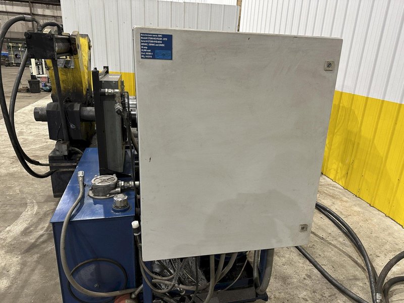 200 TON (2-3/8&quot; TO 9-5/8&quot;) DIAMETER TRUE GRIT MODEL CT200 HYDRAULIC TUBE &amp; PIPE PUSH POINTER / END FORMER/ SWAGING PRESS: STOCK #22399