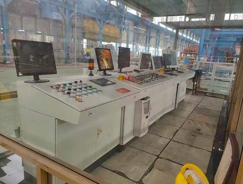 16,000 ton SMS Horizontal Direct Single Action Ext Press, Ind Billet Furnace, Stretcher, Saw, Billet Peeler (14552)