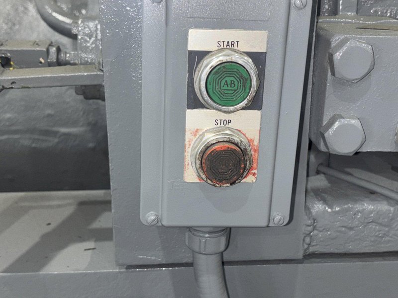 200 TON WATSON-STILLMAN HORIZONAL HYDRAULIC WHEEL PRESS: STOCK #17204