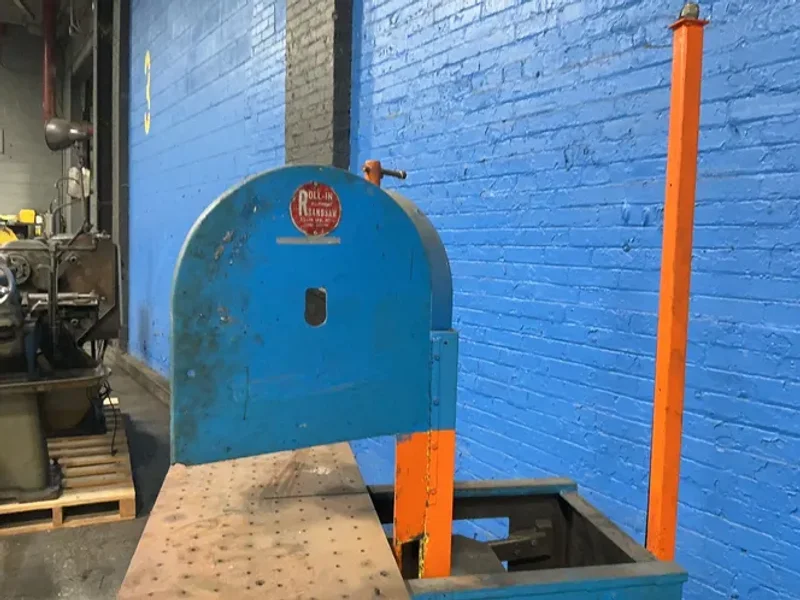 ROLL-IN SAW, INC. 10" throat / 9" high VERTICAL BAND SAW