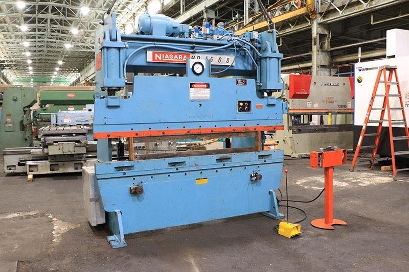55 Ton x 8 Ft NIAGARA Hydraulic Press Brake, Model HD55-6-8