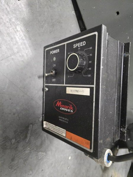 Warren 24" Roller Sorter, W/Minarik Controller