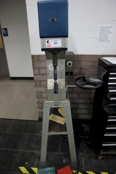 PemSerter Model LT4 Pneumatic Hardware Press on Metal Stand- Auction Item
