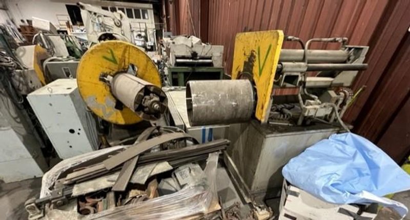 18" X 2.625 X 6,500#  WATERBURY FARRELL SLITTING LINE STOCK# 3436