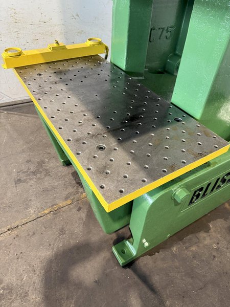 75 TON BLISS C-75 OBI PRESS. STOCK # 1006225