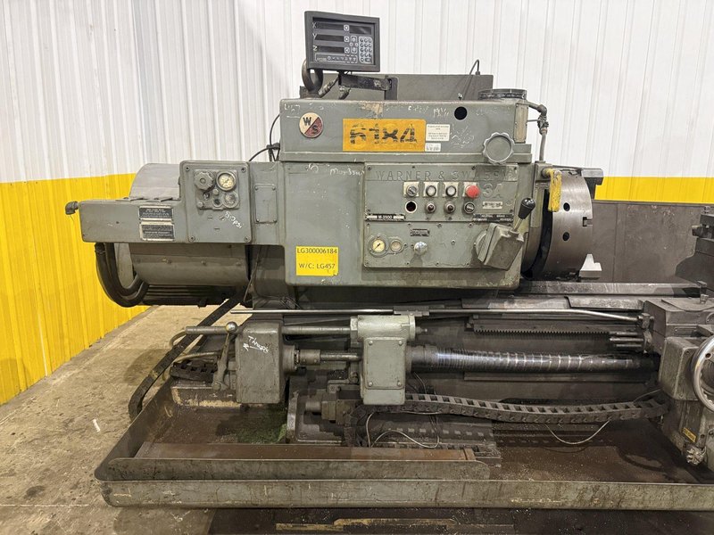 3A WARNER &amp; SWASEY MODEL #3A-3500 SQUARE HAED SADDLE TYPE TURRET LATHE: YOBRO #25770