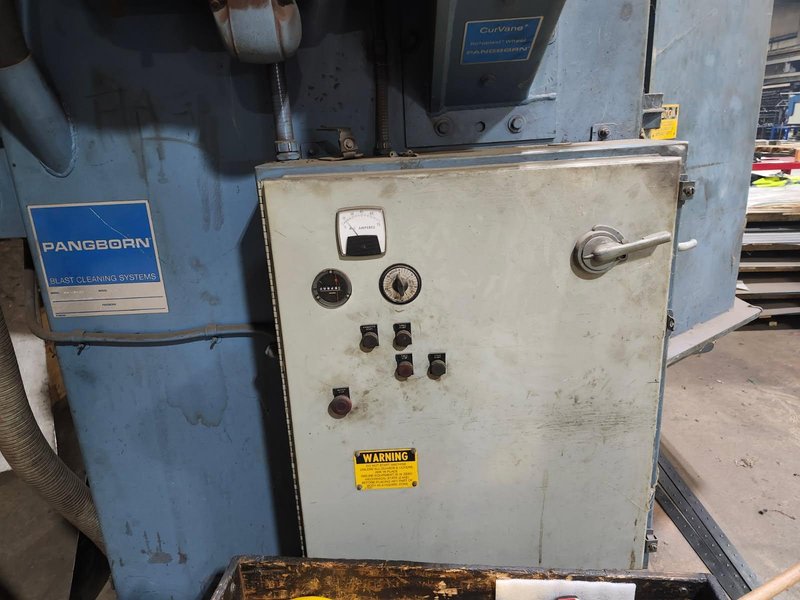 72” PANGBORN MODEL #RLK-7 ROTARY TABLE SHOT BLAST MACHINE : YOBRO 25200