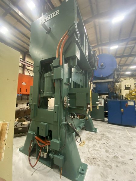 250 Ton MINSTER E2-250-72-36 Hevi-Stamper Straight Side Mechanical Metal Stamping Press, New 1988