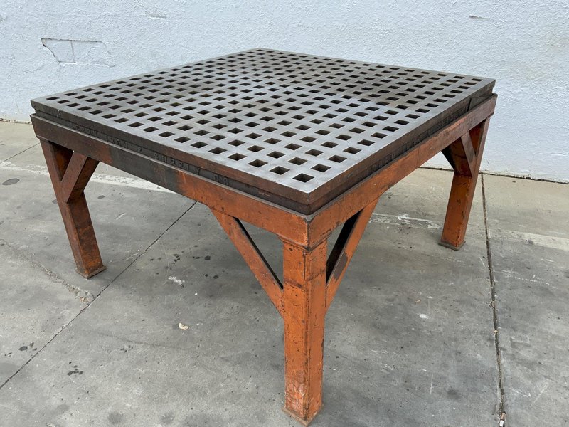 5' X 5' ACORN SUPPLY WELDING TABLE: STOCK #81473
