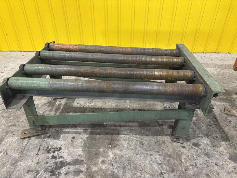 100&#039; X 54&quot; WIDE PEDDINGHAUS POWERED ROLLER CONVEYOR: STOCK #23102