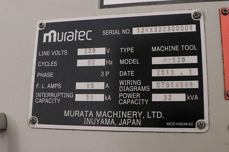 MURATEC MW-120 TWIN SPINDLE CNC LATHE