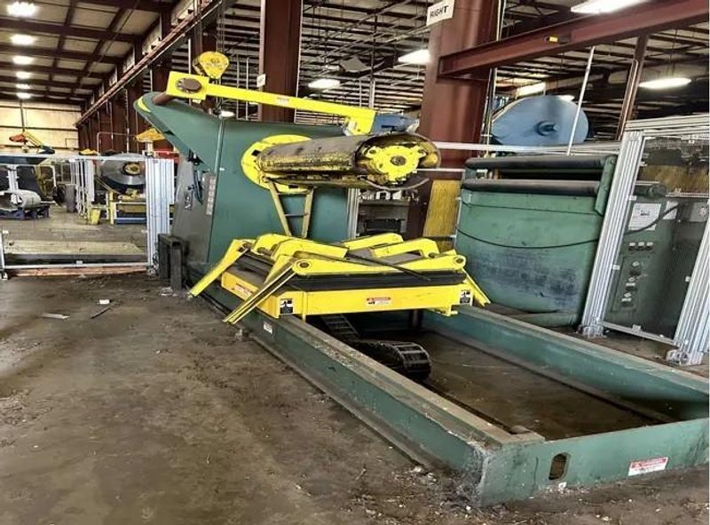 20,000 lbs. x 54 inch Coe Press Equipment Servo Coil Feed Line - Can be seen under power!