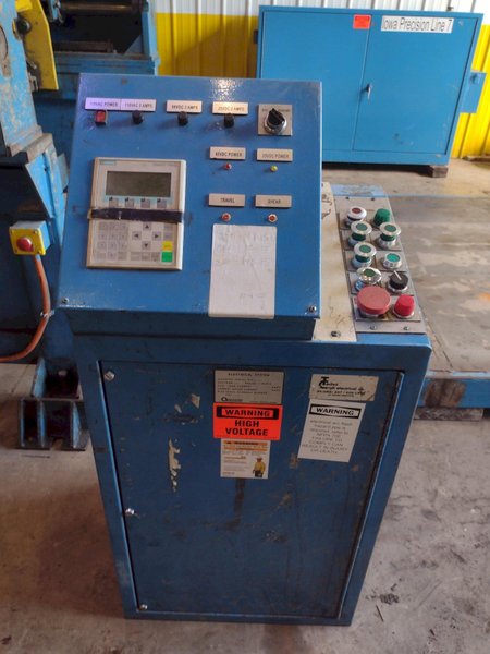 60" x 14 GA X 20,000 LB IOWA PRECISION MODEL #SLR6014-2.5 SLITTING CUT TO LENGTH COIL SLEAR LINE: YOBRO #26015