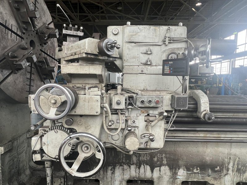 50" /130" X 230-362" LEBLOND MODEL #4025-36 HEAVY DUTY SLIDING BED GAP LATHE, 3" HOLE: STOCK #18164