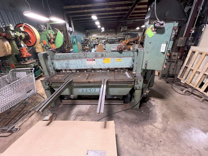 3/16&quot; x 6&#039; WYSONG MECHANICAL SHEAR MODEL 772