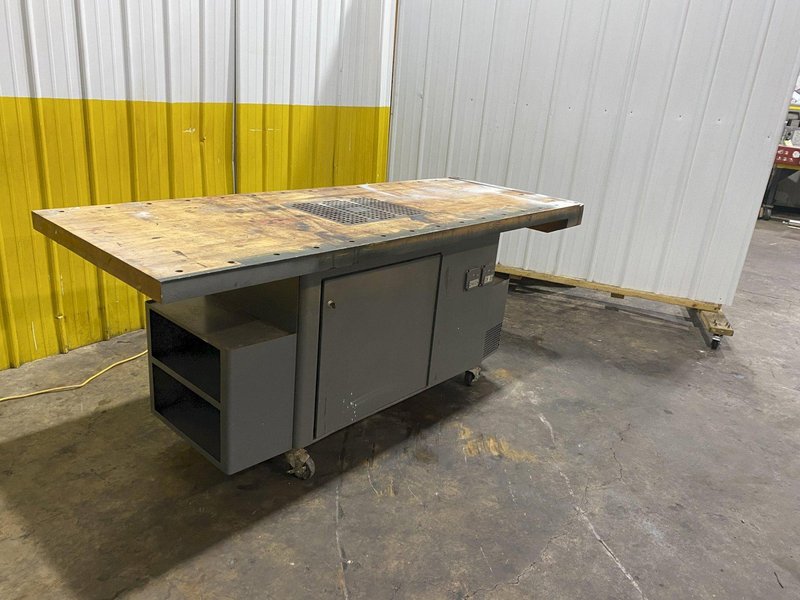 6&#039; X 3&#039; WOODWORK DOWNDRAFT INDUSTRIAL WORK BENCH: STOCK #18944