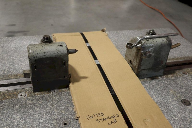 Bench Centers on Rock of Ages Granite Surface Plate- Auction Item