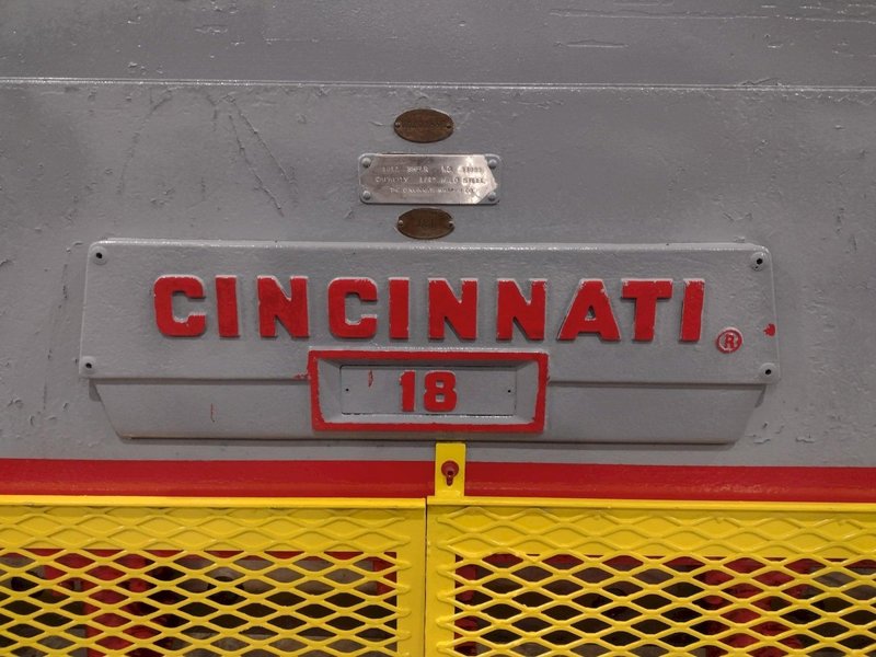 12' x 1/4" CINCINNATI MODEL #1812 MECHANICAL POWER SHEAR: STOCK #20232