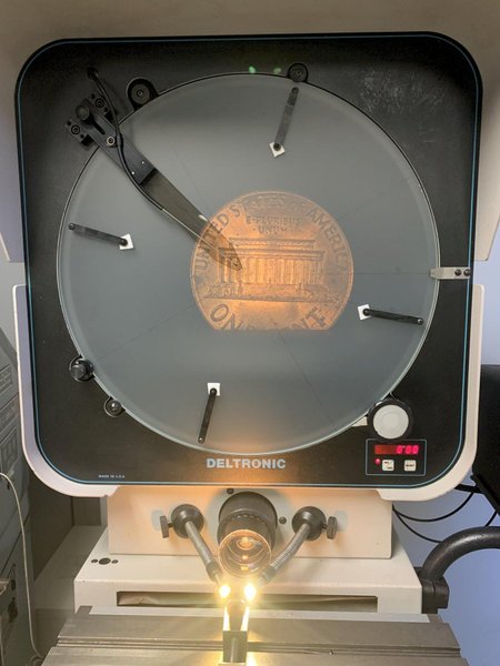 16" Deltronic Model DH216 Bench Top Optical Comparator, S/N 398025720.