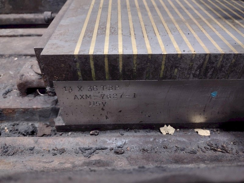 12&quot; x 36&quot; GARDNER MODEL #1236 HYDRAULIC HORIZONTAL SURFACE GRINDER: STOCK #19300