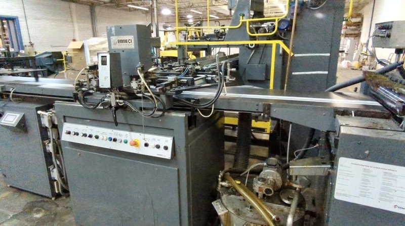 Emmeci MC-92 HSB DX Automatic Rigid Box Forming Line – Right-Hand Discharge