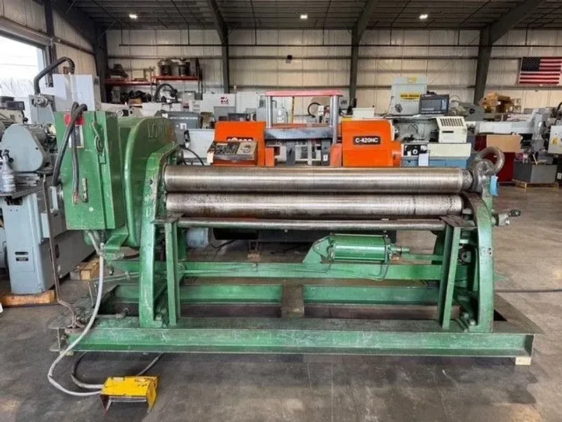 LOWN Model B700 6’ x ¼” Gauge Plate Bending Roll USA #7820