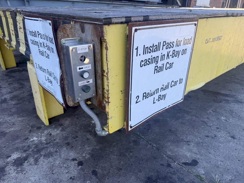 150 TON x 14' WIDE x 34' LONG P&amp;E HEAVY DUTY SELF POWERED TRANSER RAIL CAR / CART: STOCK #23112
