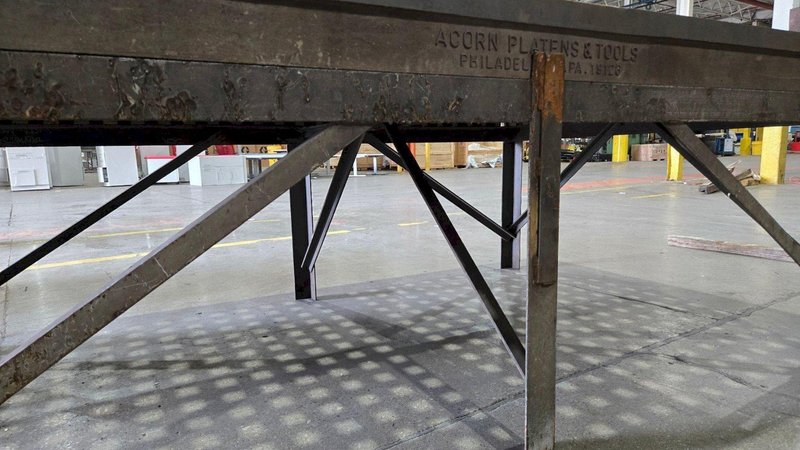 ACORN 5 X 8 WELDING TABLE USED