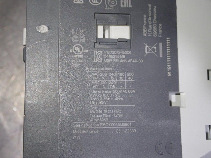 ABB CONTACTORS  -  AF40-30-00-11
