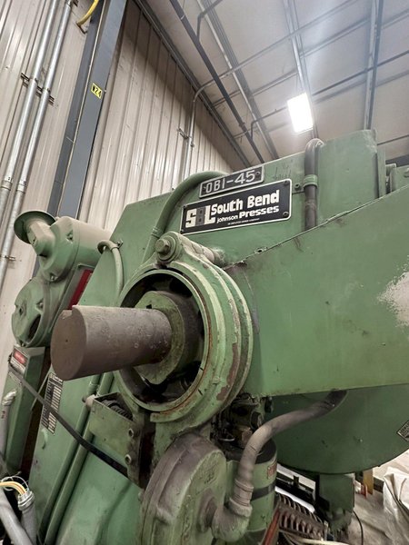 45 TON SOUTH BEND JOHNSON MODEL #45FW-AC OBI STAMPING PRESS 3” STROKE: YOBRO #24949