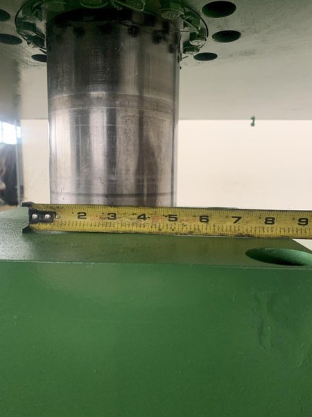 50 TON FRANKLIN(FMI) SP-50 HYDRAULIC CUT OFF PRESS. STOCK # 0733122