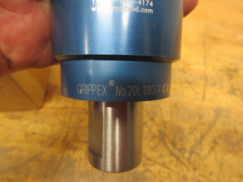 Royal Products Grippex Model 20L, Coolant Actuated CNC Bar Puller- Auction Item