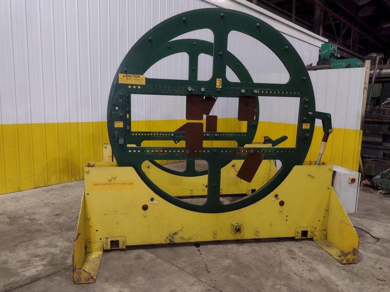 11,600 LBS RIMCO MODEL #R5-2450 ROTATOR POWERED I-BEAM ROLLOVER / ROTATOR MACHINE: STOCK #23597