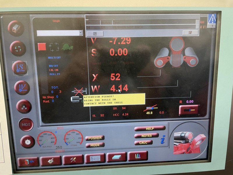 DAVI / Promau 16-inch Diameter CNC Plate Rolling/Bending Machine Model: MCB 3045