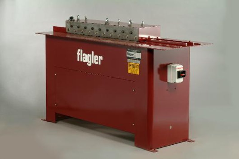 New Flagler High-Speed Button Lock Machine, 20-30 Ga.