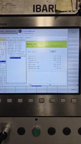 Ibarmia CNC UMC ZVH 45/L3000 Star, 2018 – 5 Axis Machining Center, Heidenhain TNC 640 HSCI Control, Heidenhain HR-510, Renishaw Probe System, Air Through Spindle