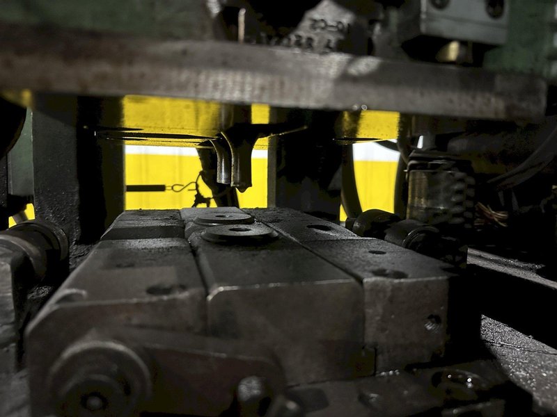 16&quot; X 1&quot; STEEL PLATE FRANKLIN FMI HYDRAULIC PUNCH &amp; SHEAR LINE: STOCK #23099