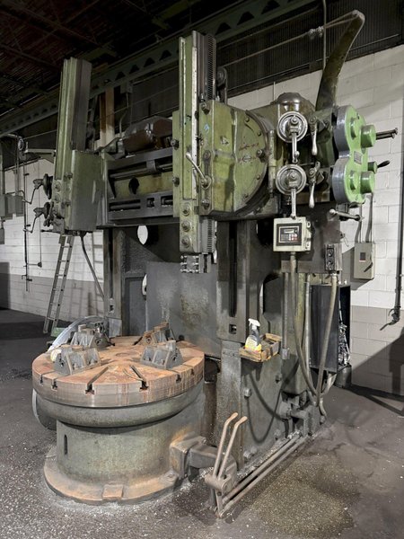 KING VERTICAL TURRET LATHE. STOCK # 0546426