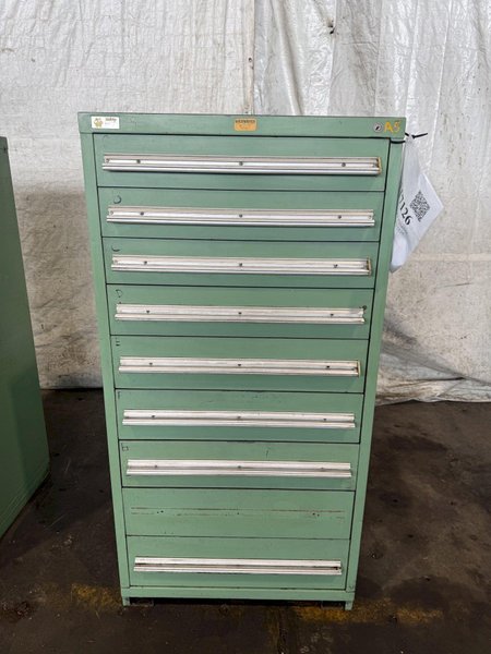 9 DRAWER STANLEY VIDMAR CABINET. STOCK # 0217126.