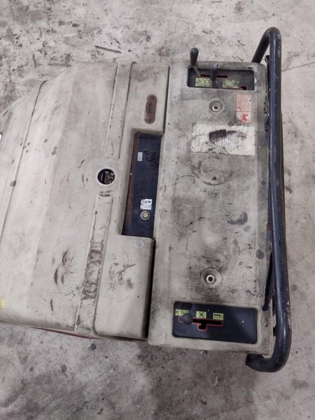 POWERBOSS MODEL #WS35E WALK BEHIND ELECTRIC SWEEPER: STOCK #21655