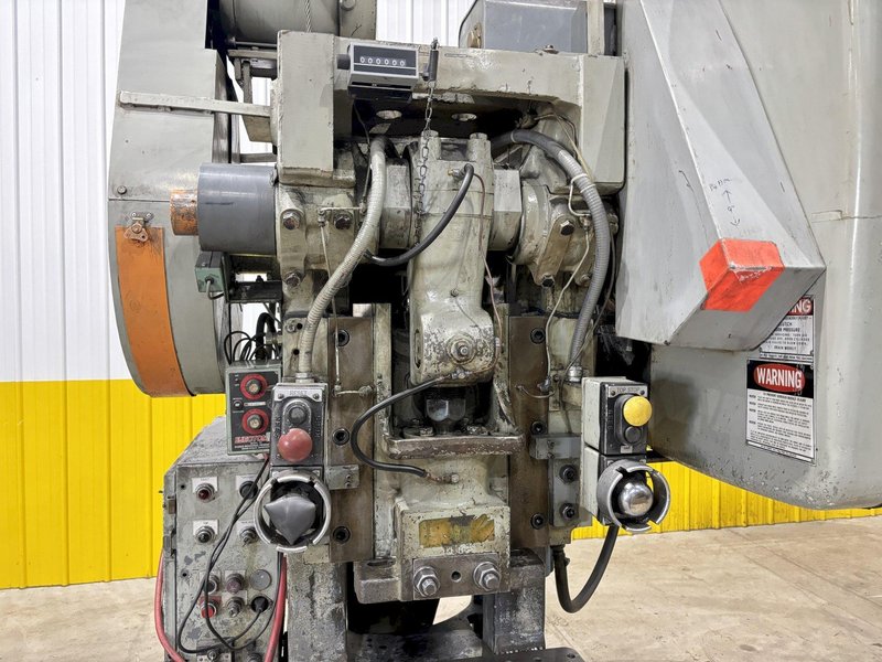35 TON BLISS MODEL #C35 AIR CLUTCH OBI PUNCH PRESS, 3" STROKE: STOCK #21171