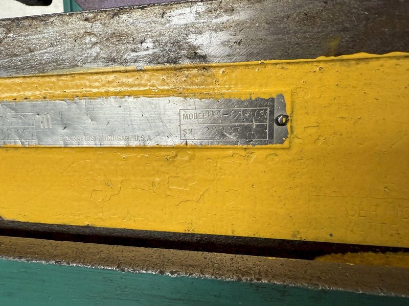 6" x 18" REID ROLLERWAY SURFACE GRINDER. STOCK #0316322