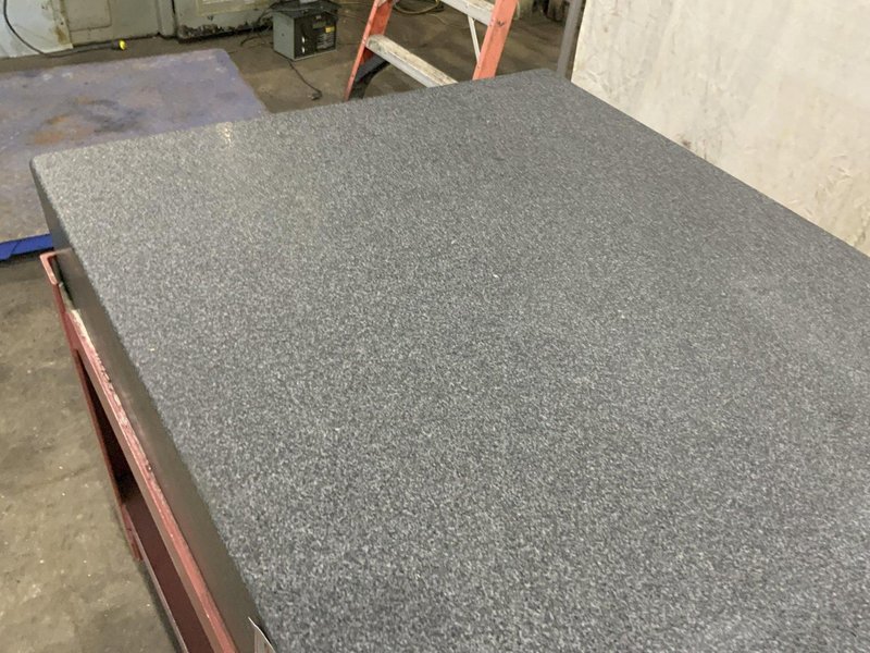 72" X 36" COLLINS MICROFLAT GRANITE SURFACE PLATE: STOCK #81076